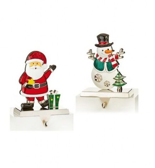 XMAS CHARACTER STOCKING HOLDER 17CM 2024